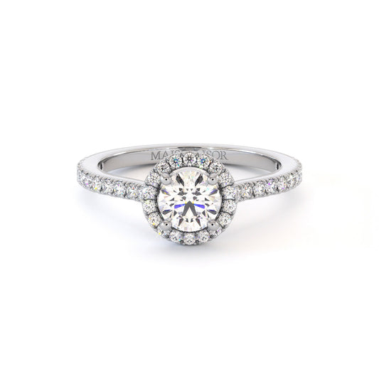 Bague de fiançailles solitaire en or 18 carats, styles solitaire et trilogie, Maison Isor
