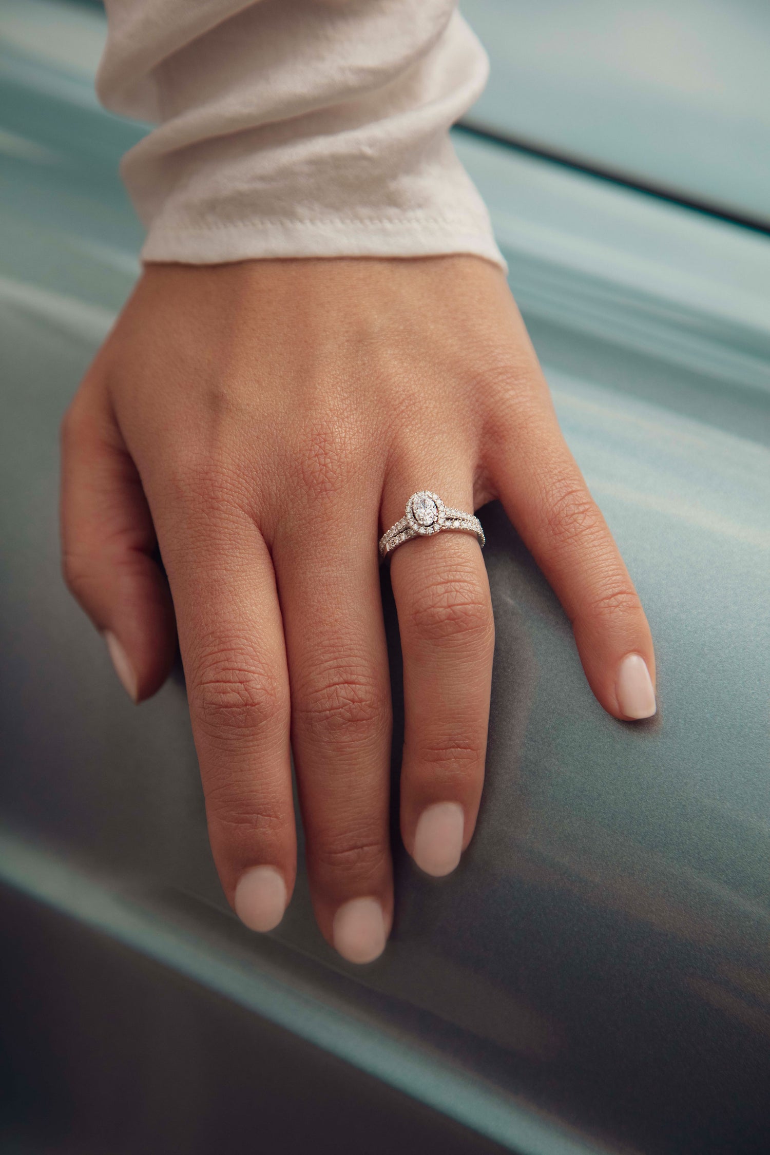 Bagues de Fiançailles Ovale