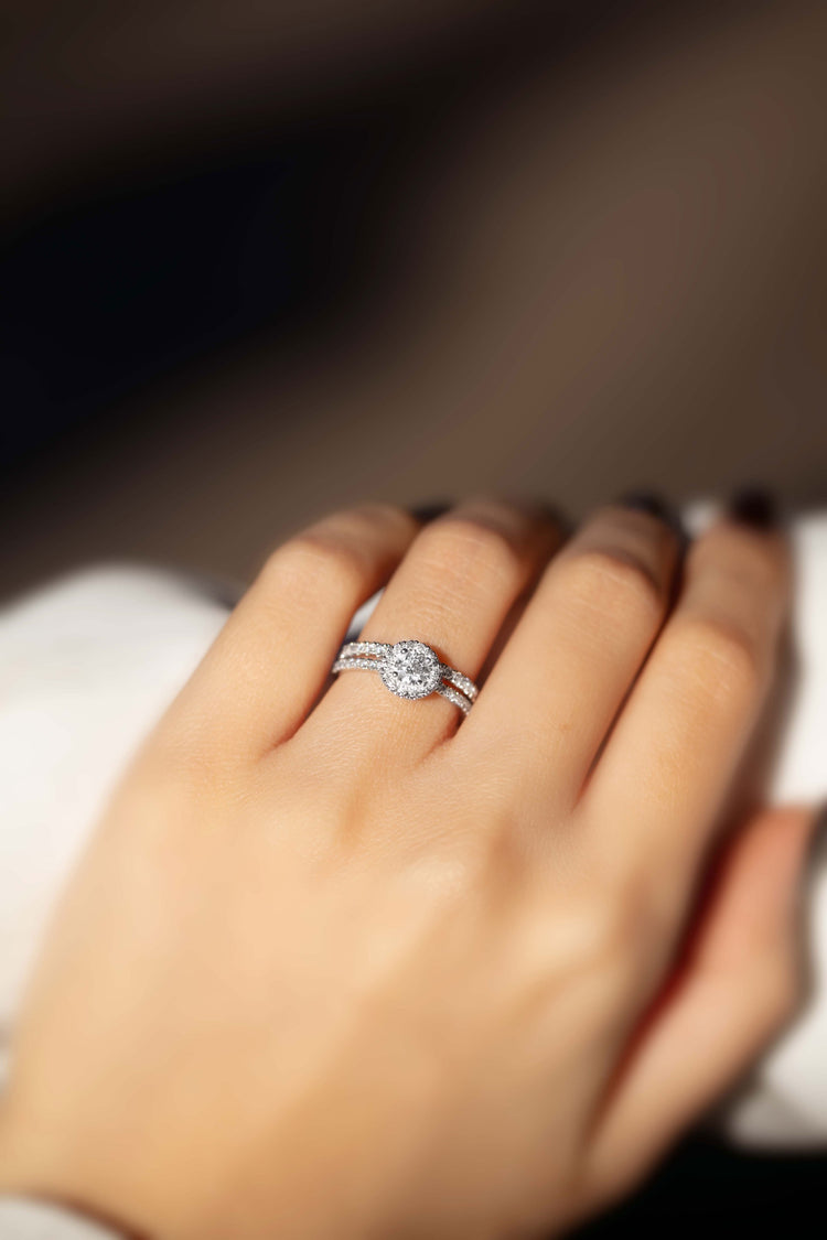 Bague de Fiançailles Ronde