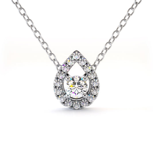 Collier Astrée - Or Blanc Palladié