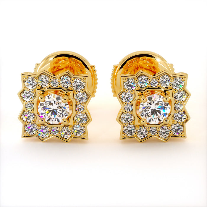 Boucles d'oreilles Dionisus en or 18 carats - Maison Isor