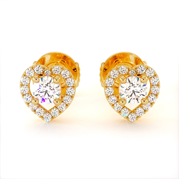 Boucles d'oreilles Pietra en or 18 carats - Maison Isor