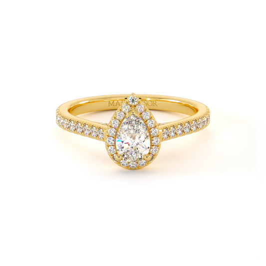 Solitaire Sakura - Or Jaune
