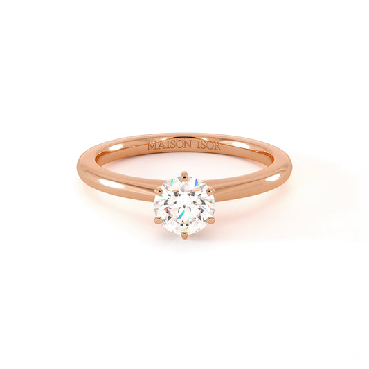 Solitaire Lyne - Or Rose