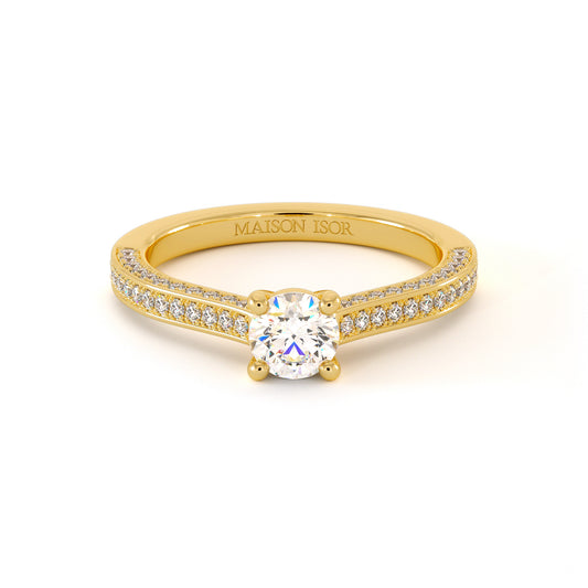 Solitaire Denali - Or Jaune