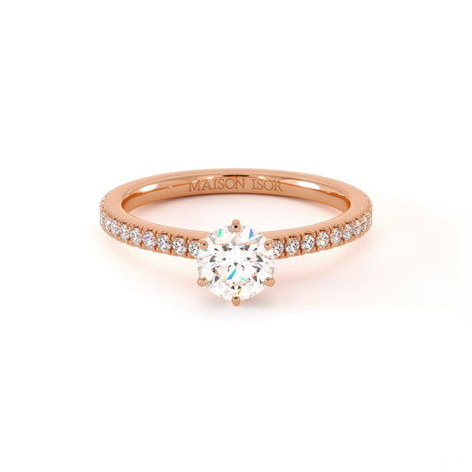 Solitaire Harmony - Or Rose
