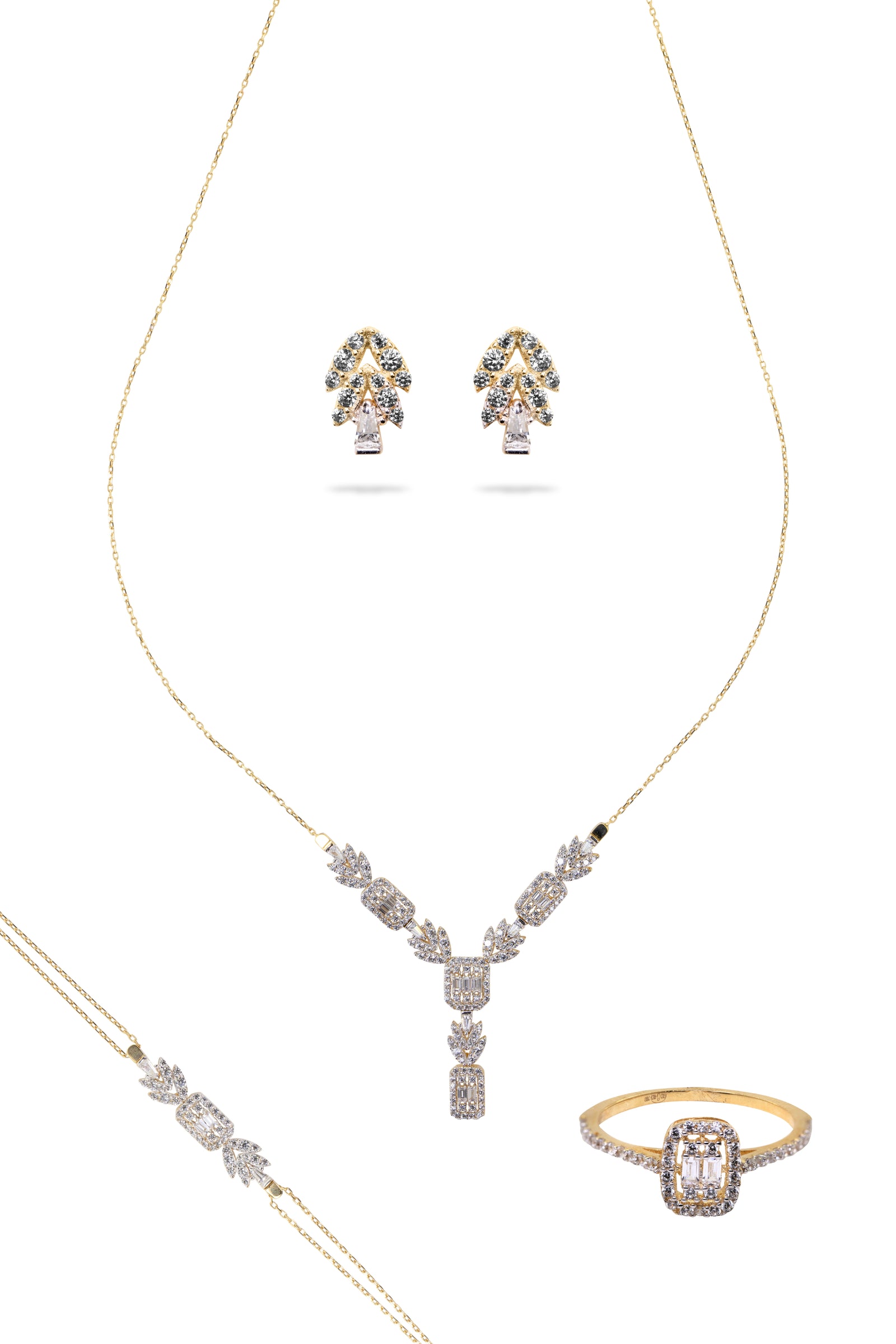 Parure de mariée Adonie en or 18 carats - Maison Isor