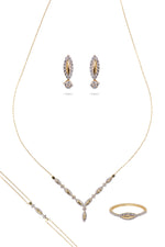 Parure de mariée Inaya en or 18 carats - Maison Isor