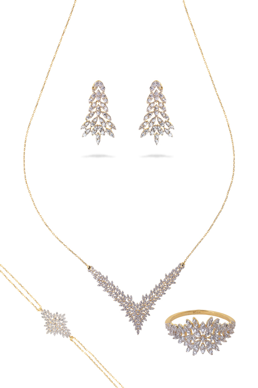 Parure Dakota - Or Jaune