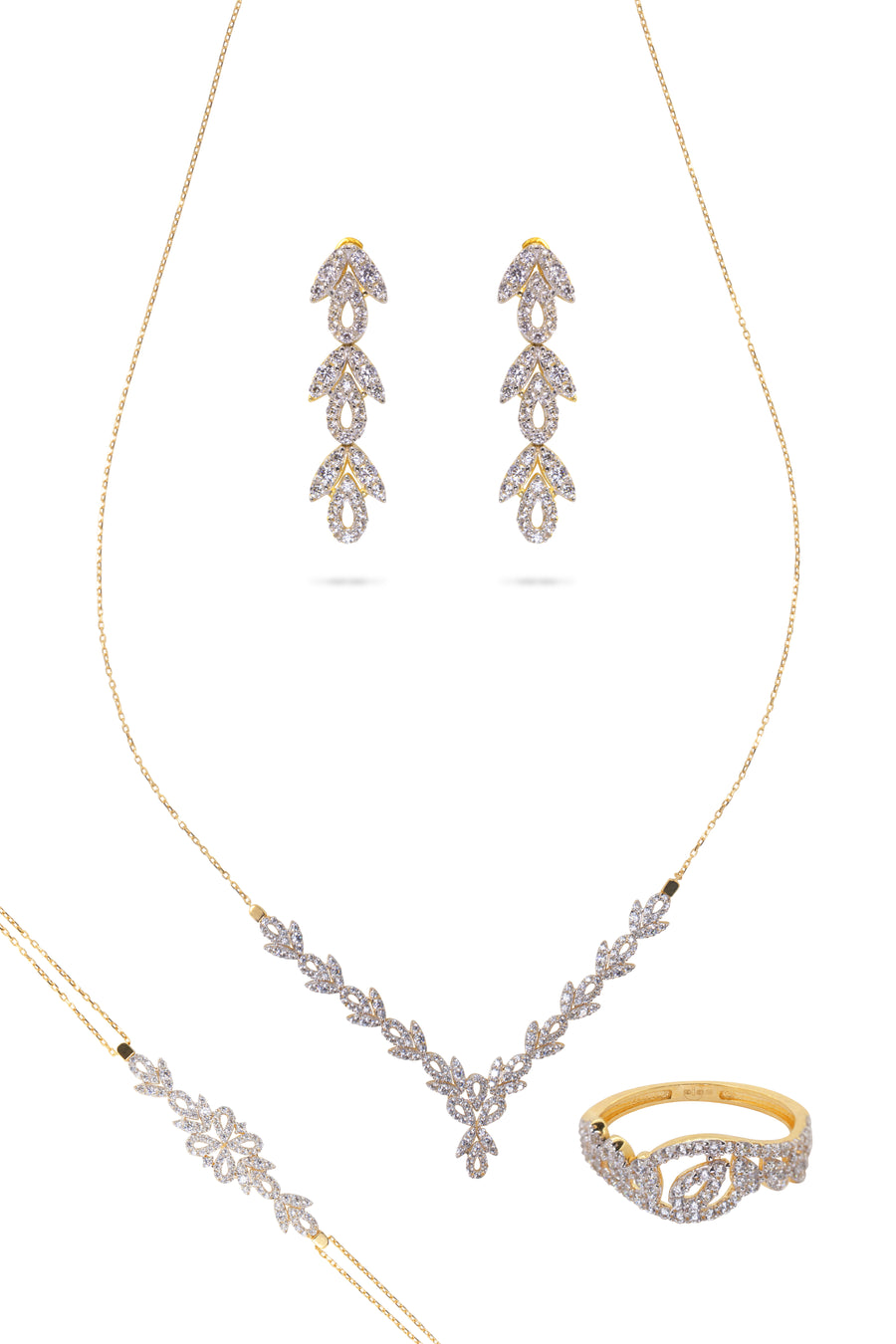 Parure Nahia - Or Jaune