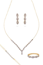Parure de mariée Moana en or 18 carats - Maison Isor