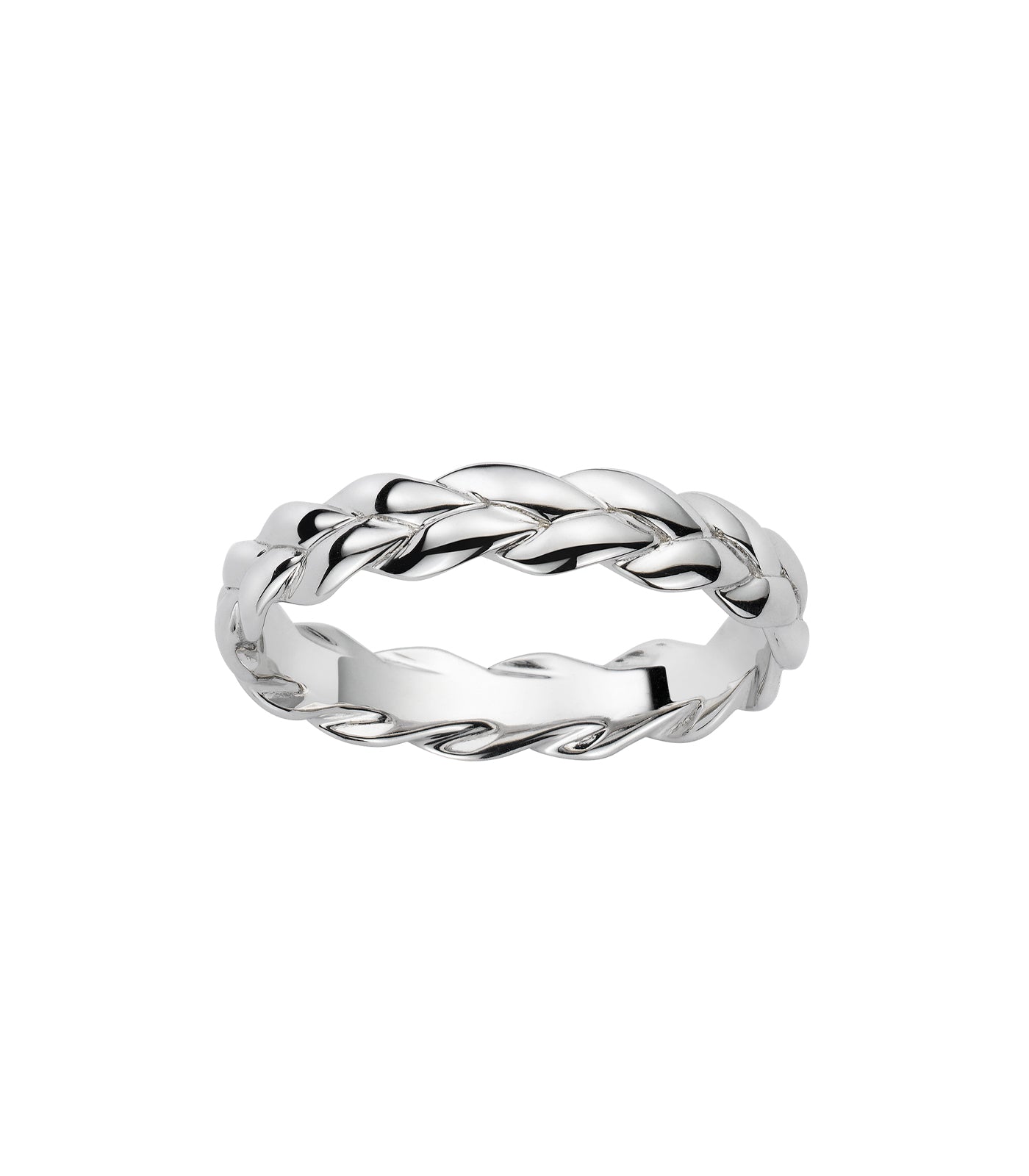 Alliance Ian pour homme, or blanc 18 carats
