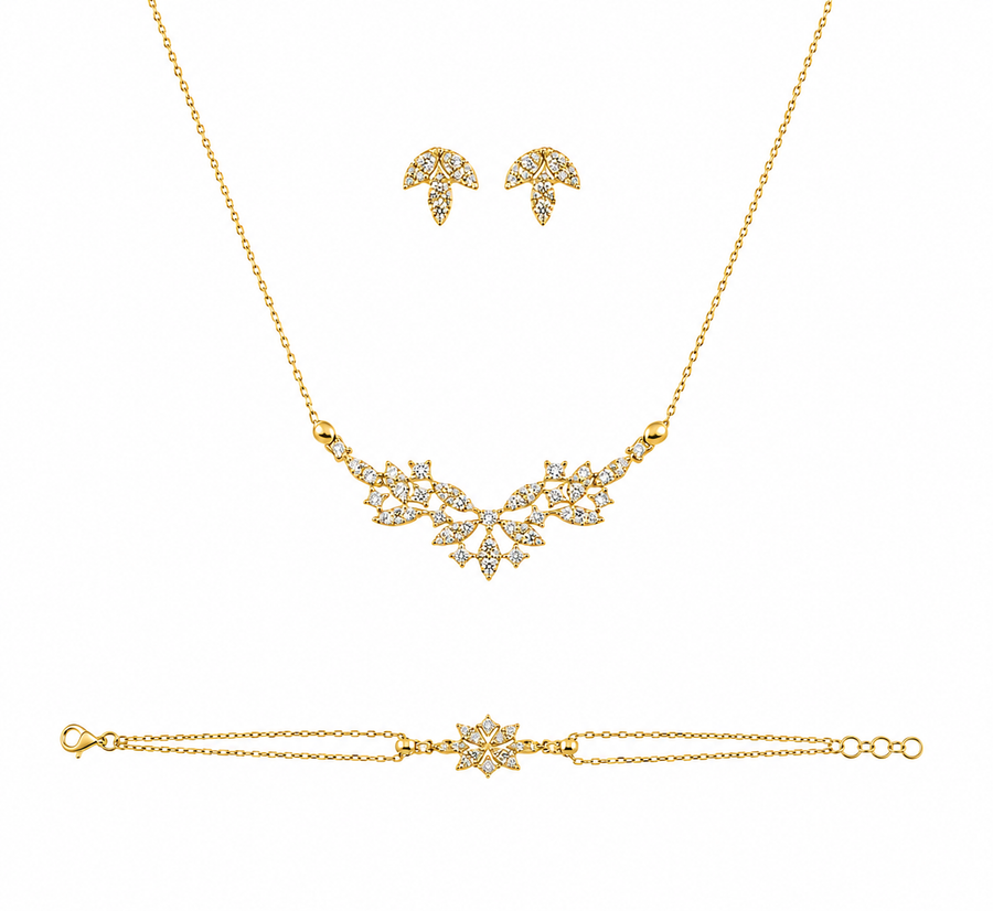 Parure Slava - Or Jaune