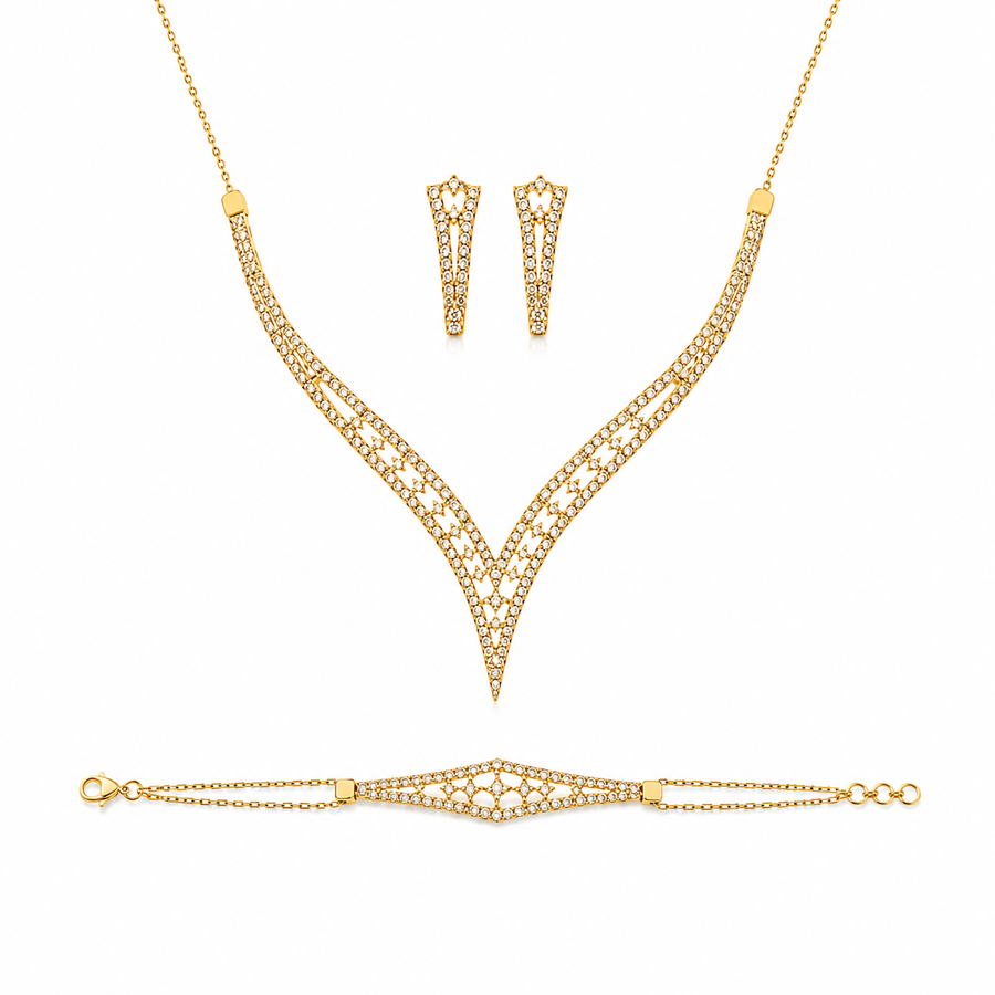 Parure Francesca - Or Jaune