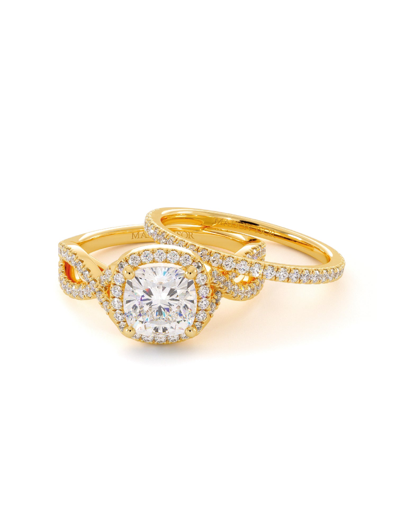 Duo de bagues Rhéa en or 18 carats - Maison Isor