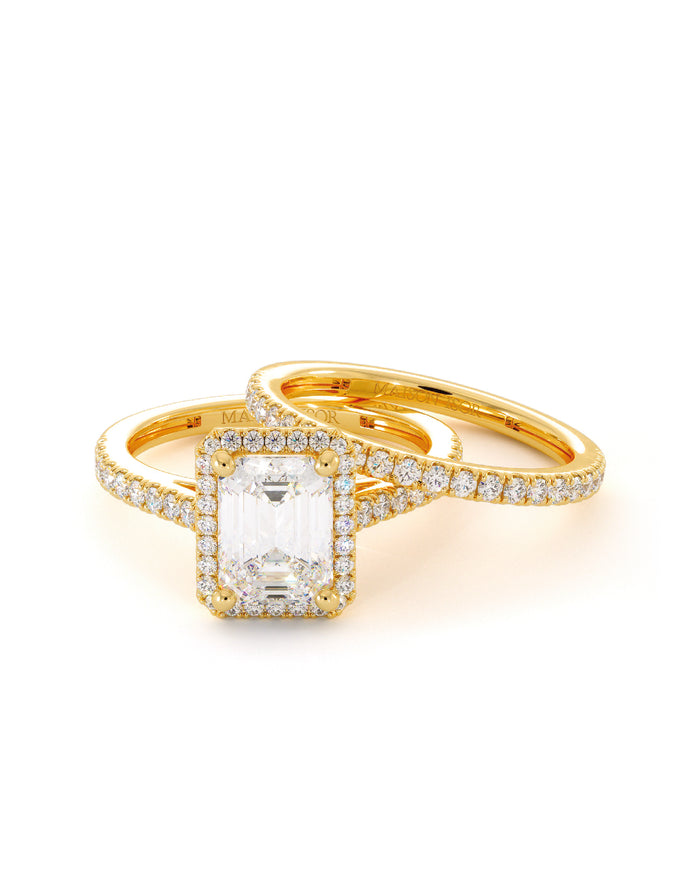 Duo de bagues Azael en or 18 carats - Maison Isor