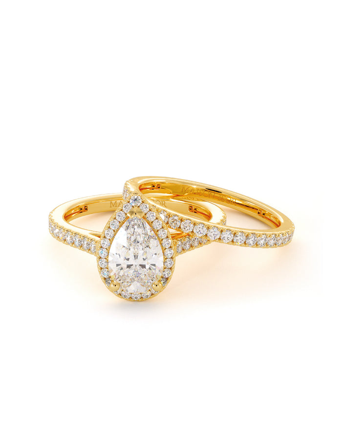 Duo de bagues Chiara en or 18 carats - Maison Isor