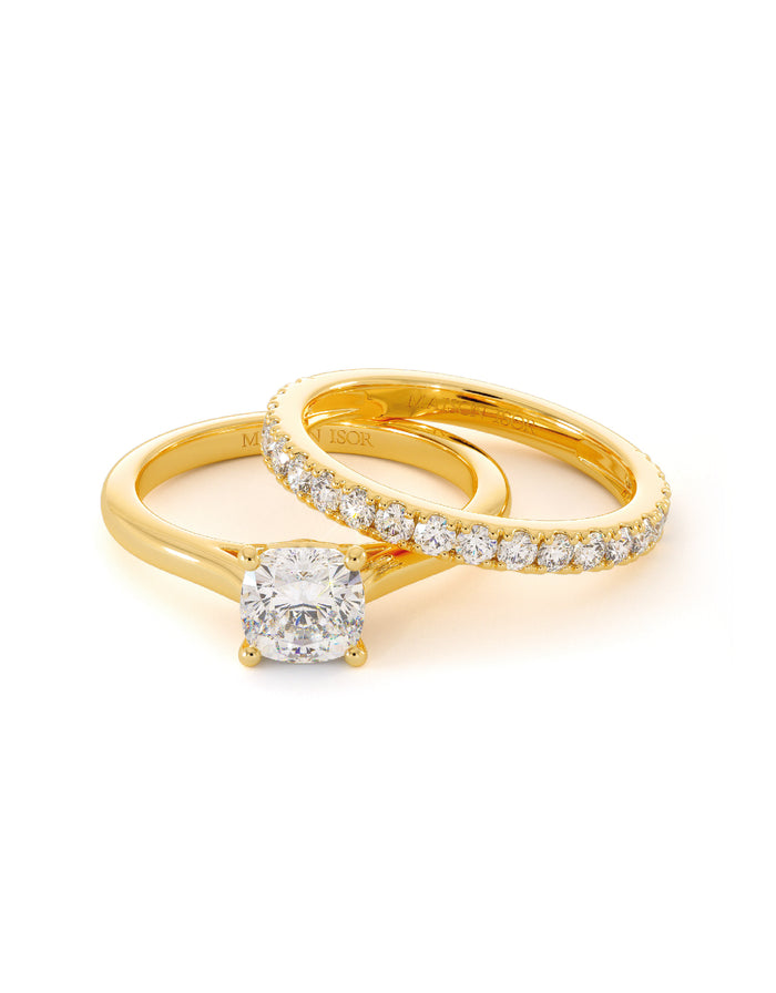 Duo de bagues Vanity en or 18 carats - Maison Isor