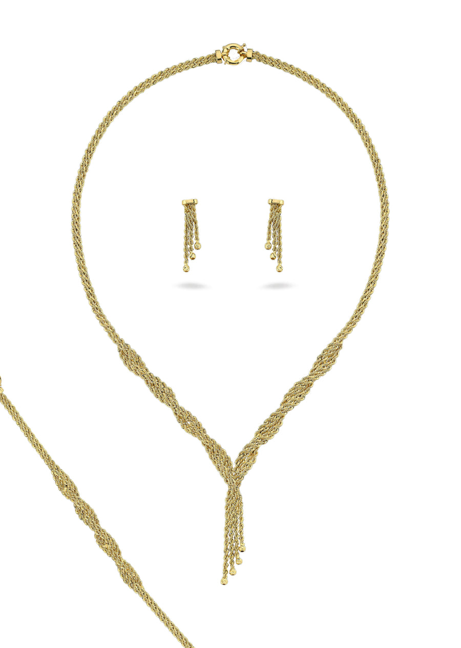 Parure de mariée Lauren en or 18 carats - Maison Isor