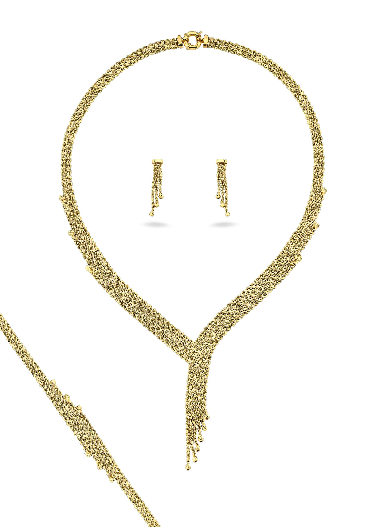 Parure de mariée Perla en or 18 carats - Maison Isor
