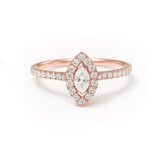 Solitaire Selena - Or Rose