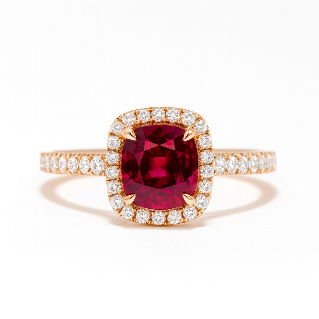 Bague Camelia en or 18 carats - Maison Isor