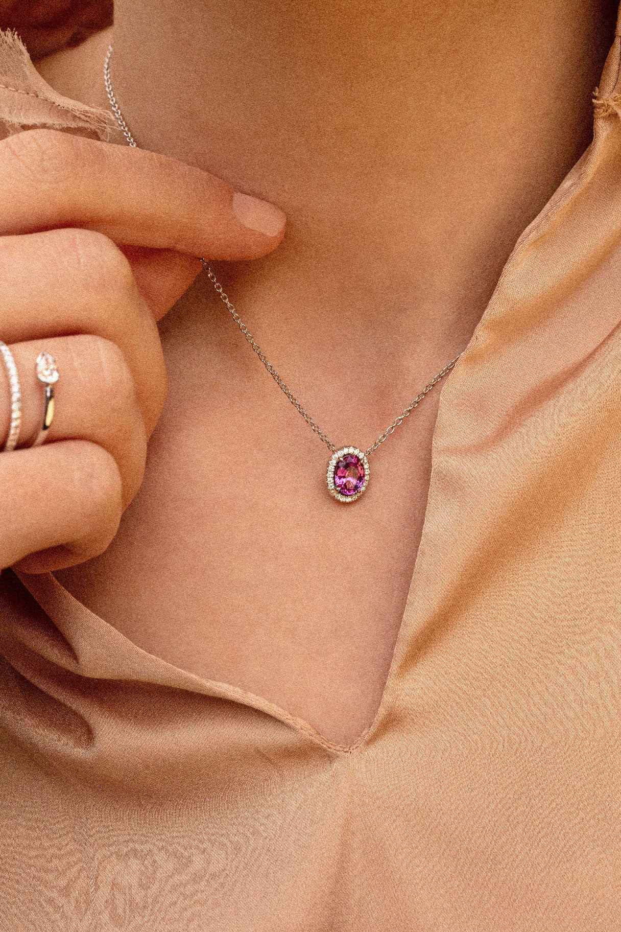 Collier Jacinthe en or 18 carats - Maison Isor