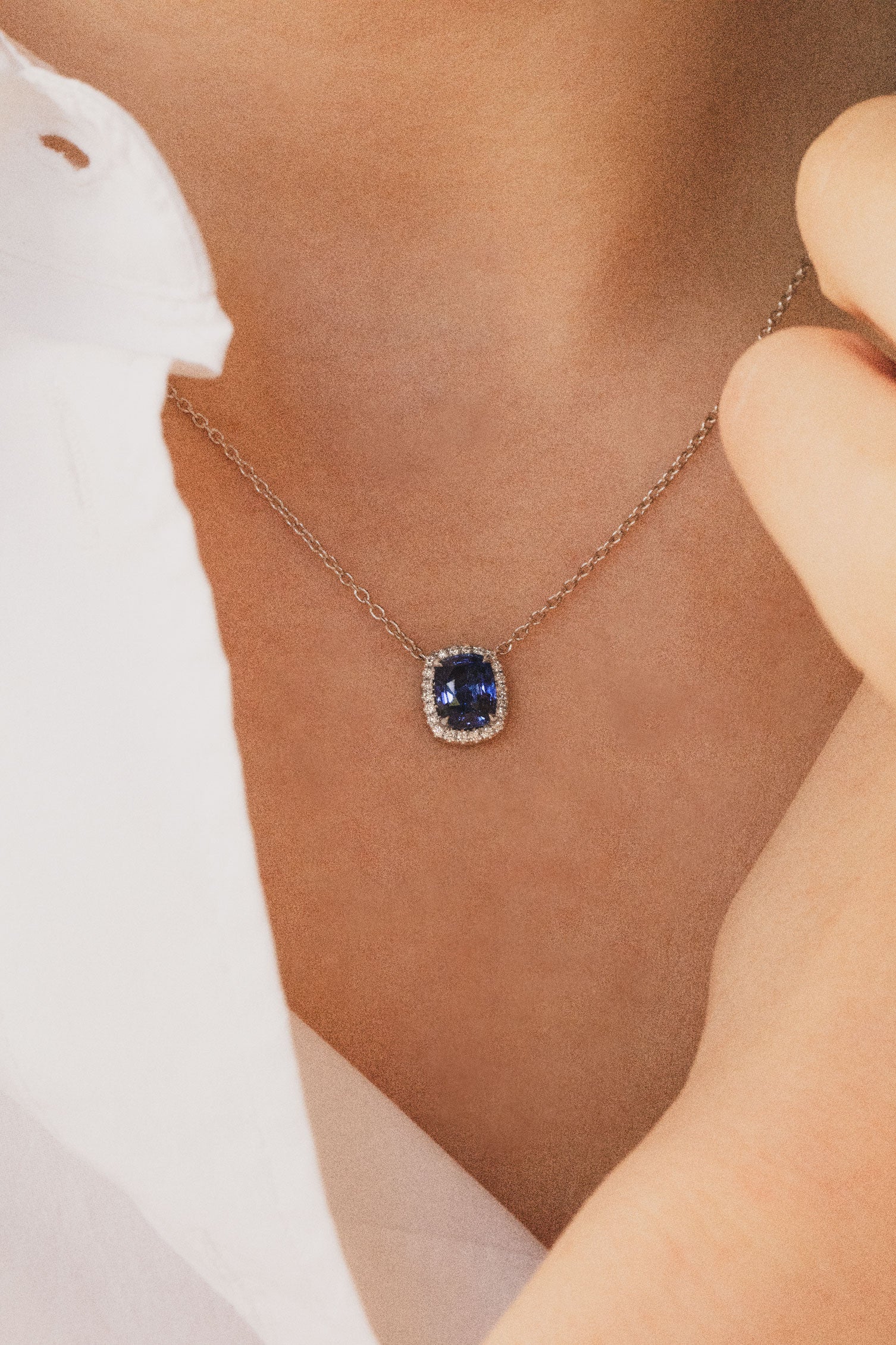 Collier Blue Wind en or 18 carats - Maison Isor
