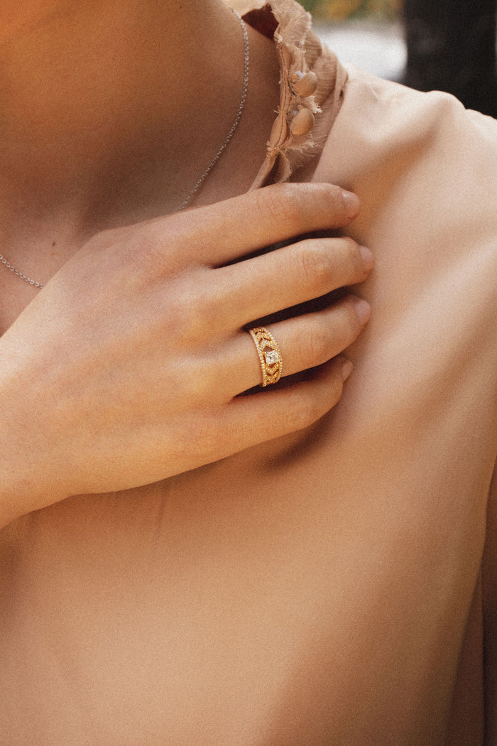 Bague Arum en or 18 carats - Maison Isor