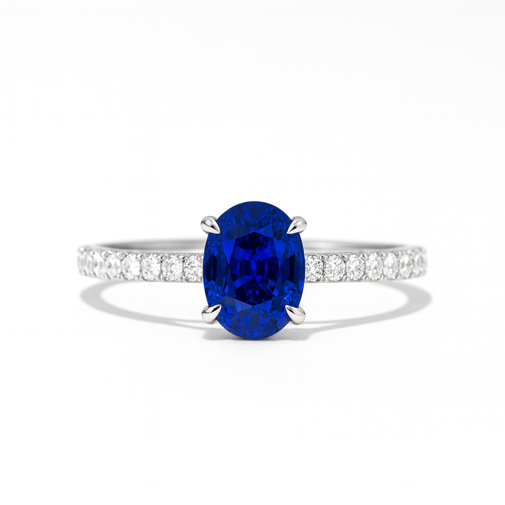 Bague Puget Blue en or 18 carats - Maison Isor