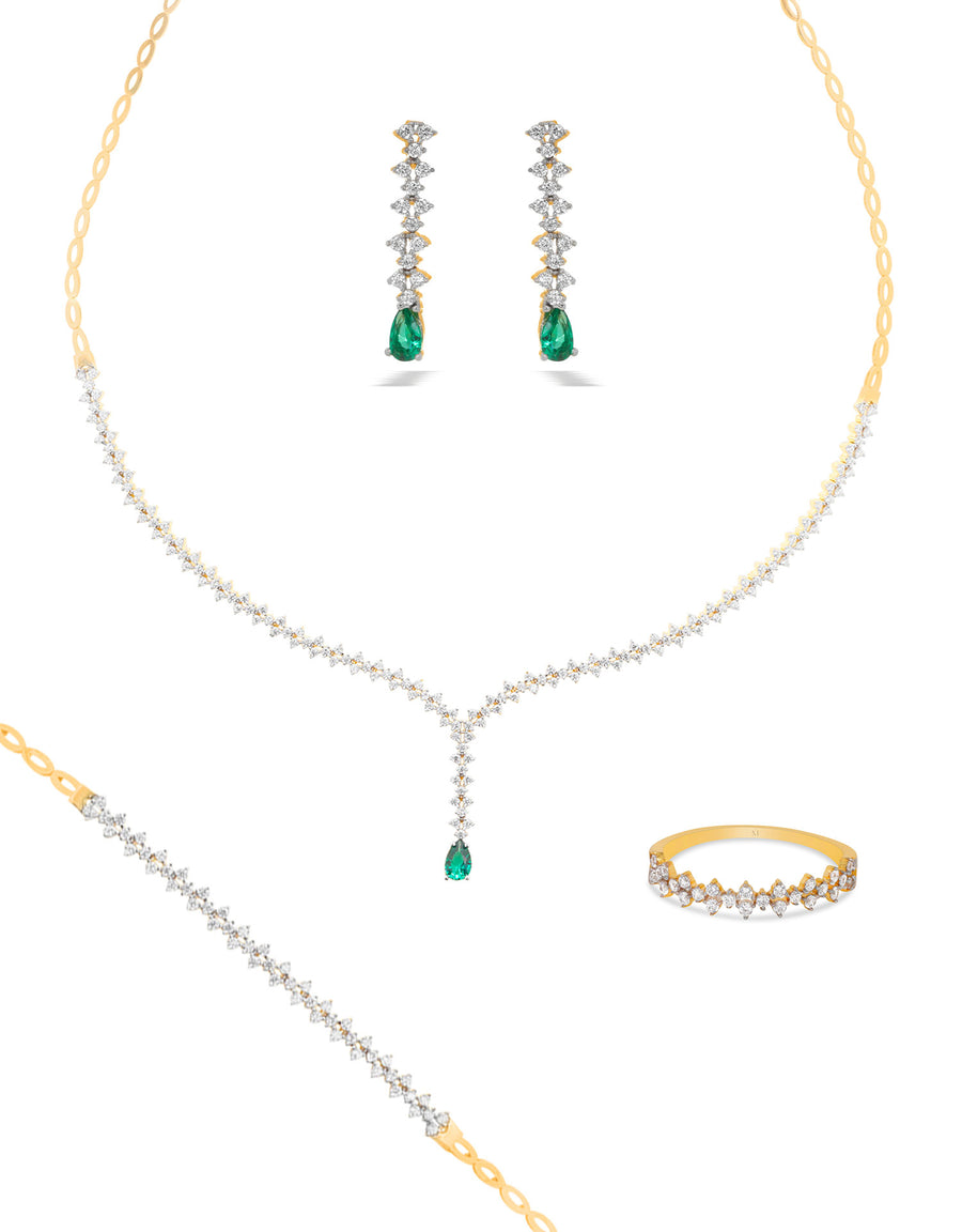 Parure Clover - Or Jaune