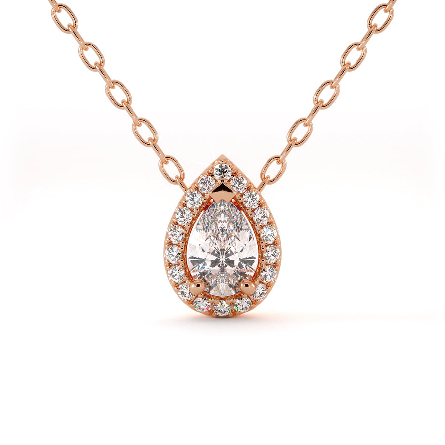 Collier Anastasia - Or Rose