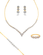 Parure de mariée Dahlia en or 18 carats - Maison Isor