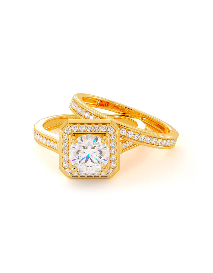 Duo de bagues Kalea en or 18 carats - Maison Isor