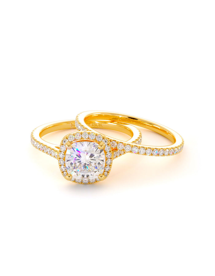 Duo de bagues Pearl en or 18 carats - Maison Isor