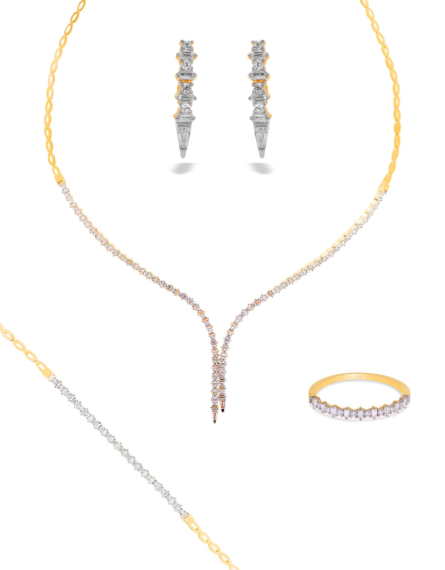 Parure de mariée Freesia en or 18 carats - Maison Isor