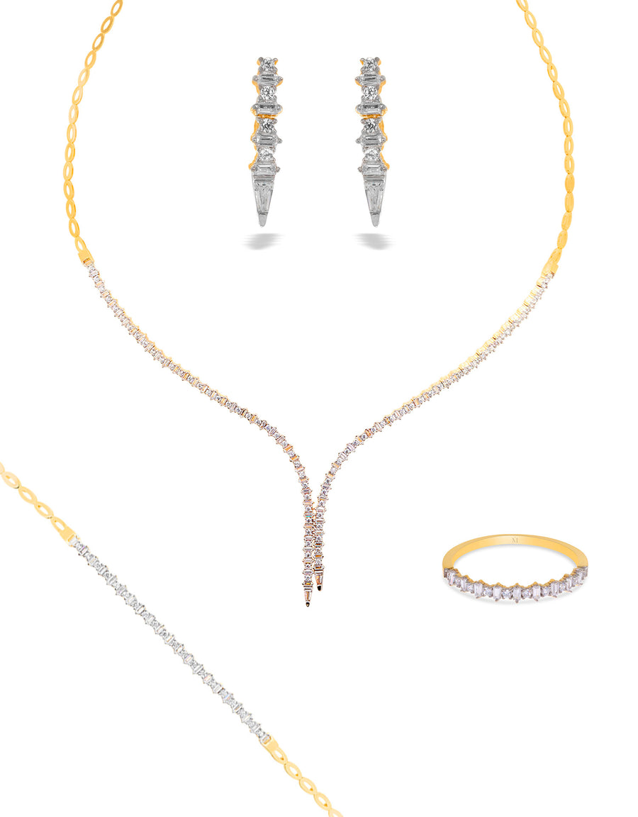 Parure Freesia - Or Jaune