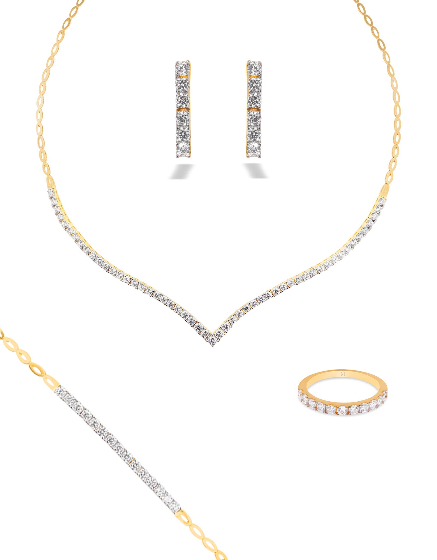 Parure de mariée Hana en or 18 carats - Maison Isor