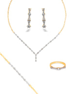 Parure de mariée Liana en or 18 carats - Maison Isor
