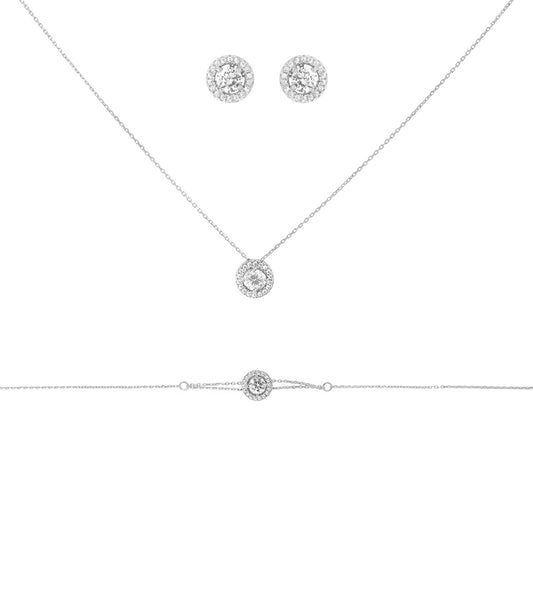 Parure Airi - Or Blanc