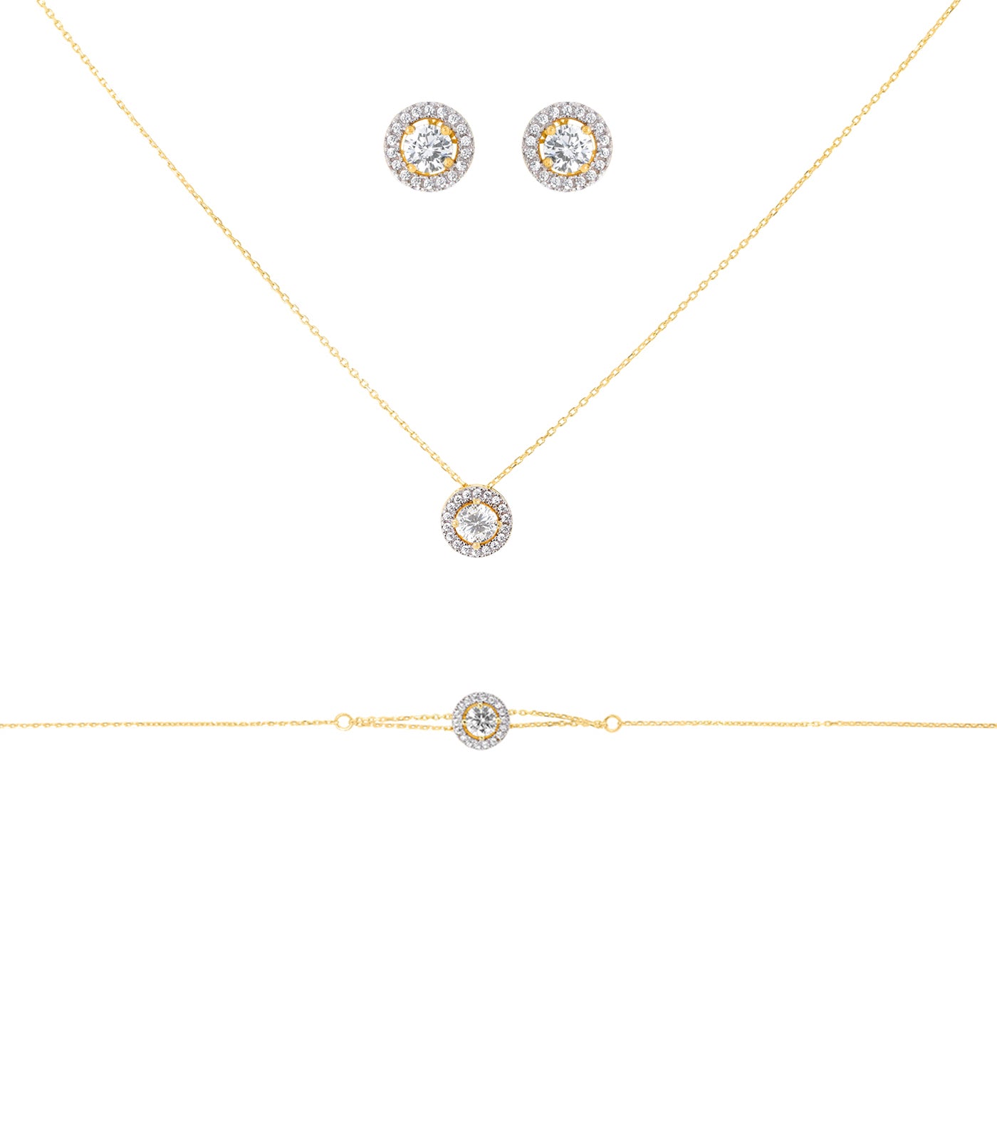 Parure de mariée Airi en or 18 carats - Maison Isor