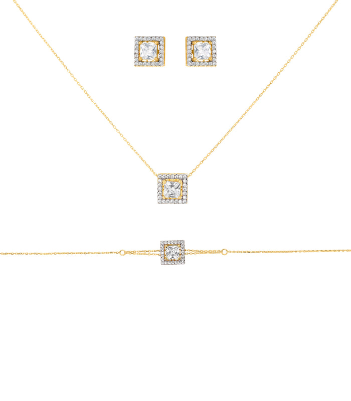 Parure de mariée Akira en or 18 carats - Maison Isor