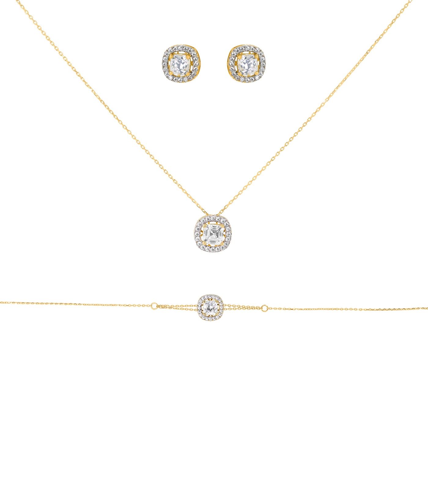 Parure de mariée Amei en or 18 carats - Maison Isor