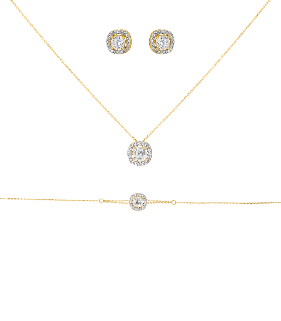 Parure de mariée Amei en or 18 carats - Maison Isor