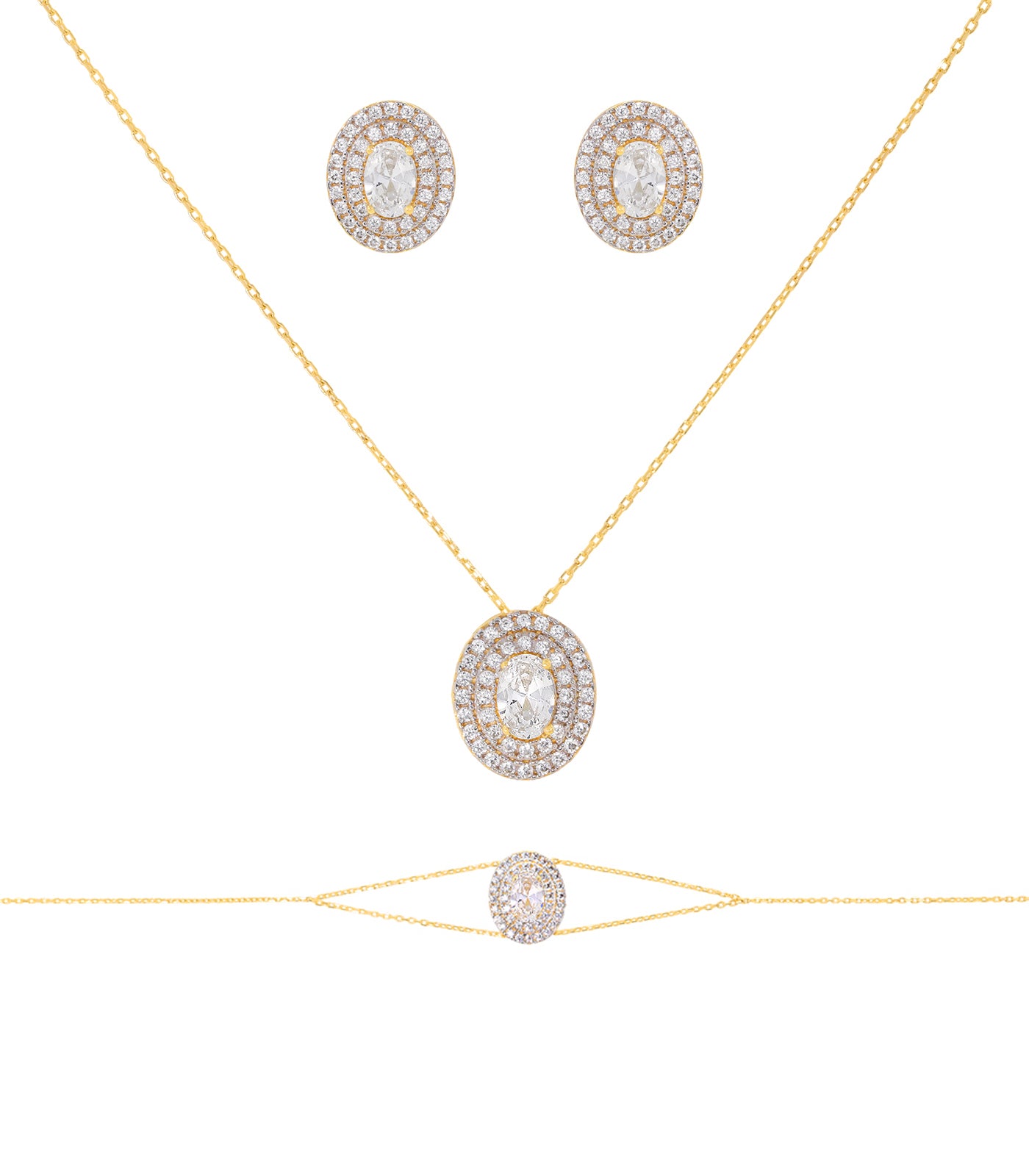 Parure de mariée Ariana en or 18 carats - Maison Isor