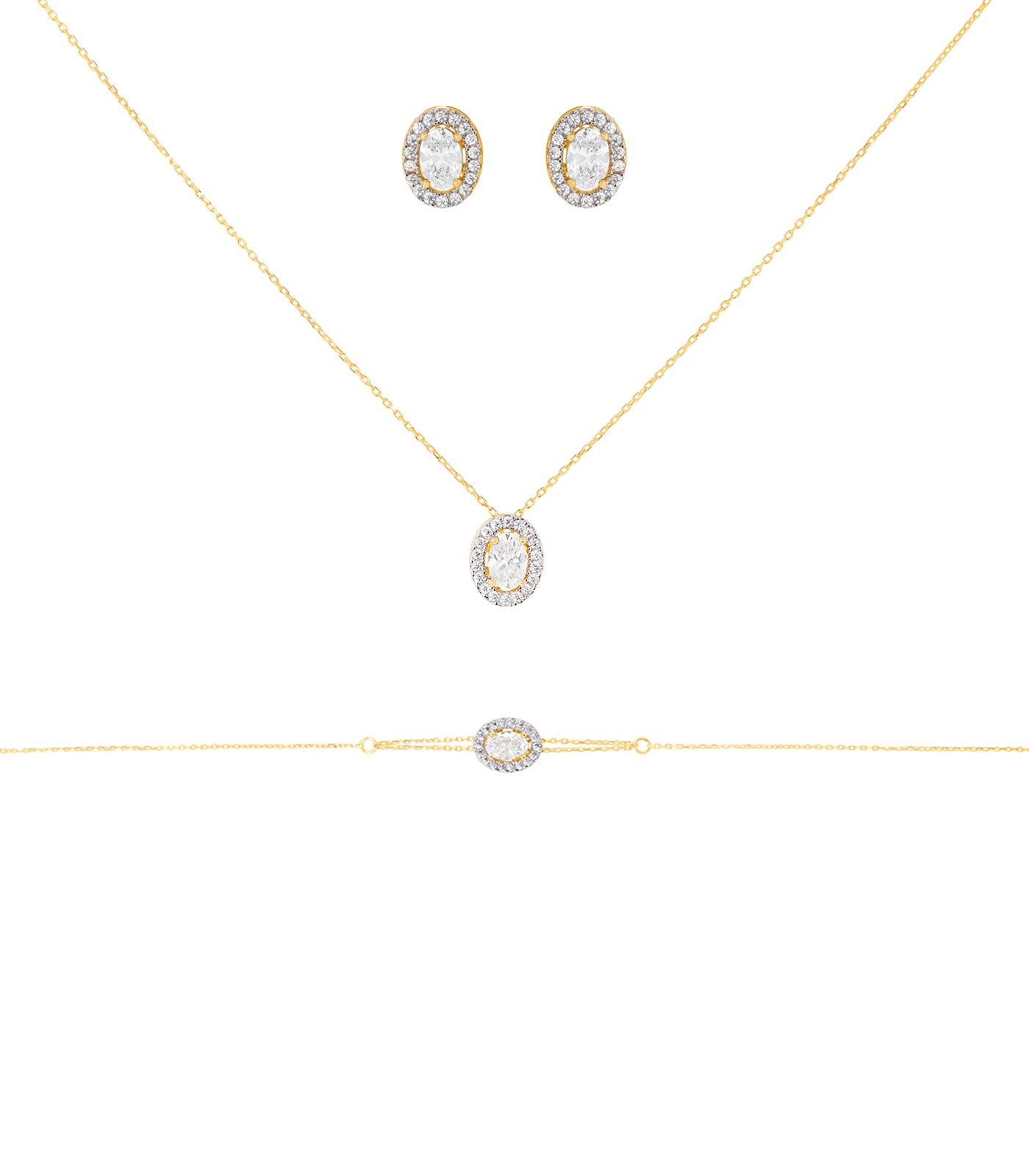 Parure de mariée Fuji en or 18 carats - Maison Isor