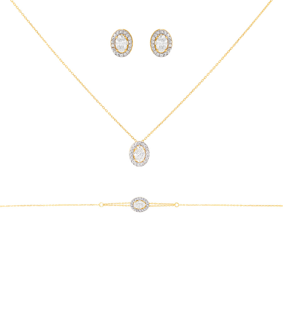 Parure Fuji - Or Jaune