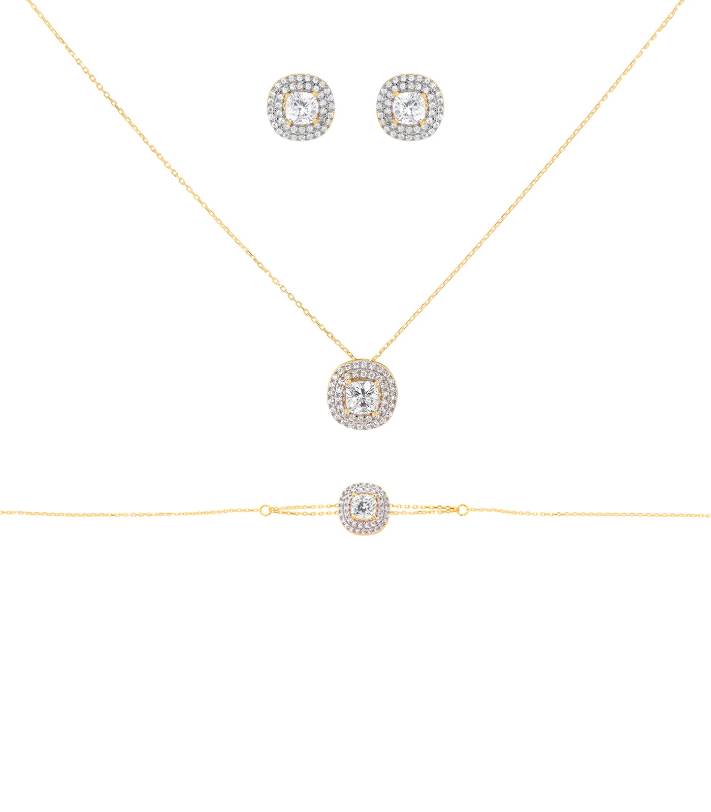 Parure de mariée Isla en or 18 carats - Maison Isor