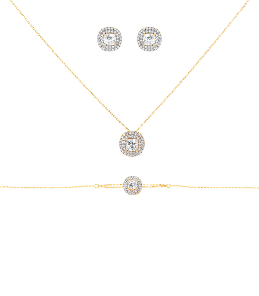 Parure de mariée Isla en or 18 carats - Maison Isor