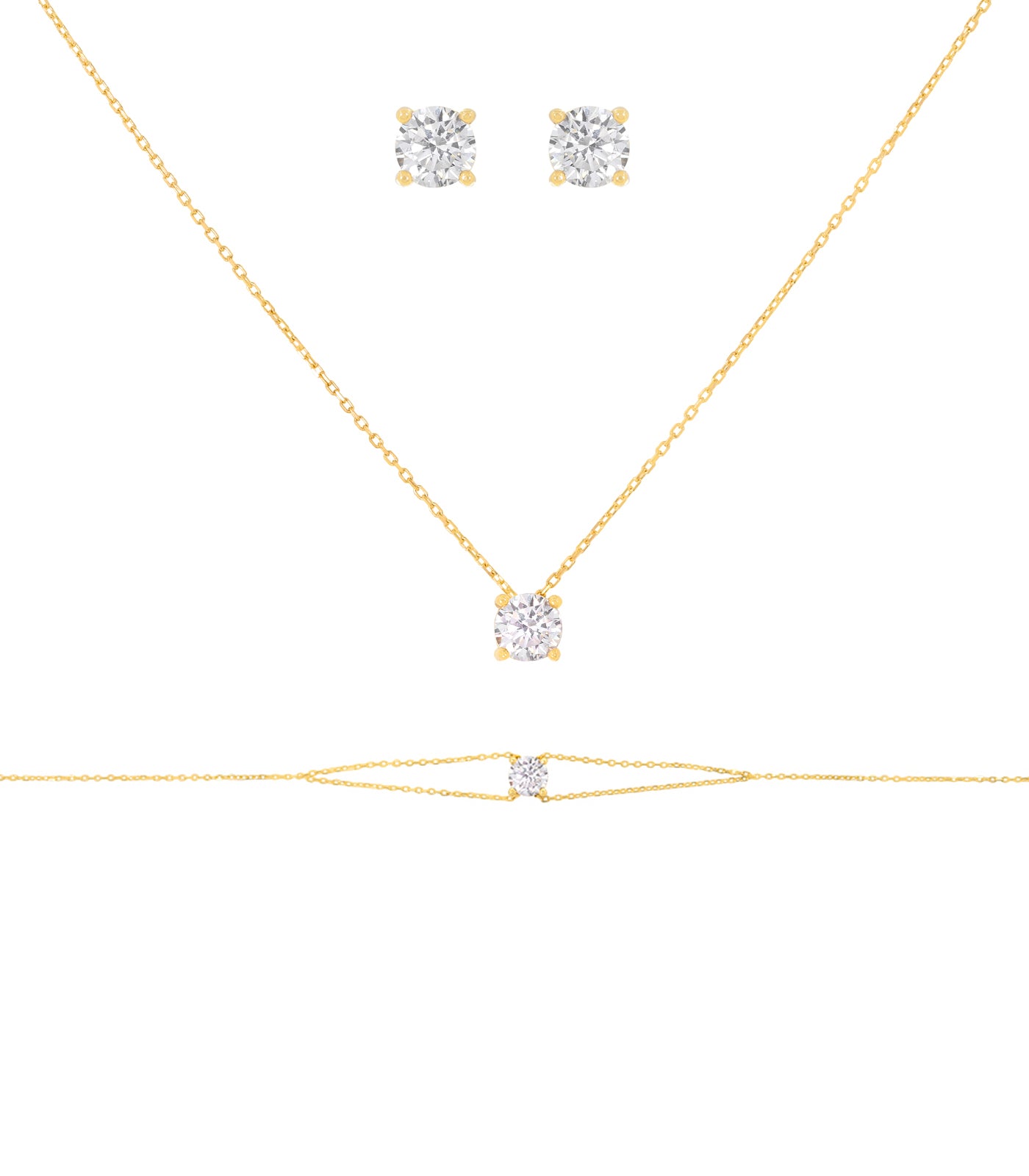 Parure de mariée Jade en or 18 carats - Maison Isor